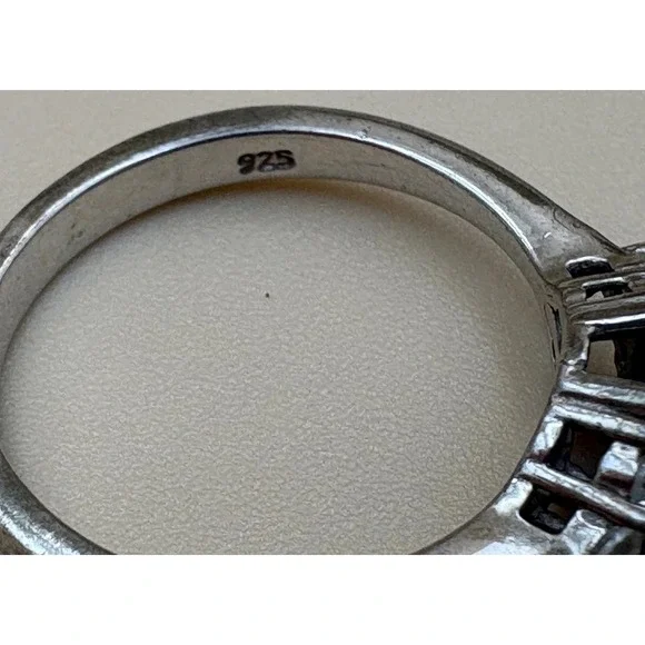 Lot of 5 Designer .925 Sterling Silver Rings & Pendant - STS Jewels & D'Joy - Picture 14 of 16